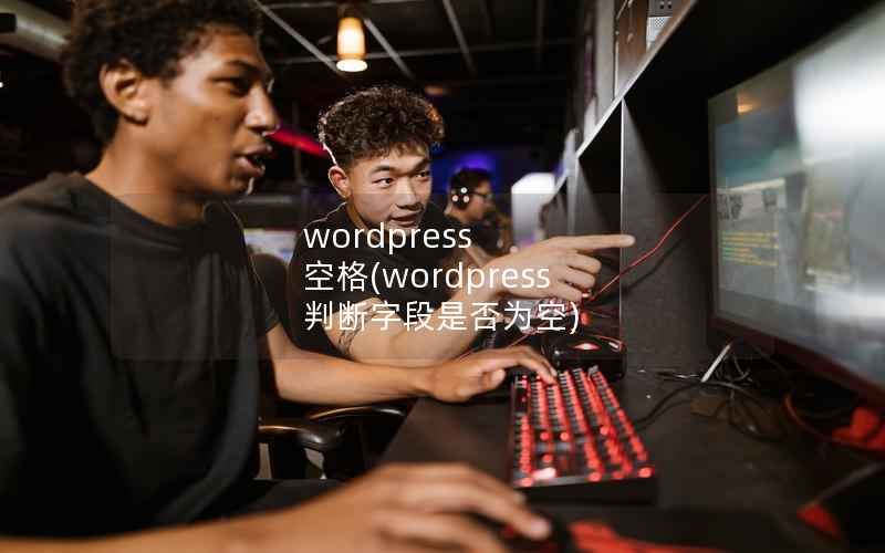 wordpress 空格，wordpress 判断字段是否为空