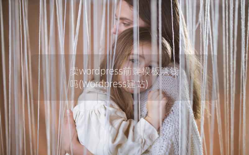 卖wordpress前端模板赚钱吗，Wordpress建站