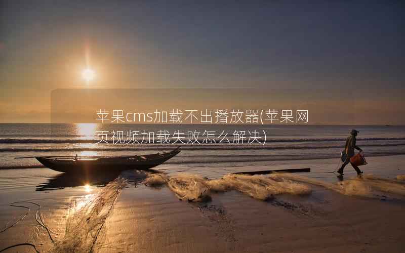 苹果cms加载不出播放器，苹果网页视频加载失败怎么解决