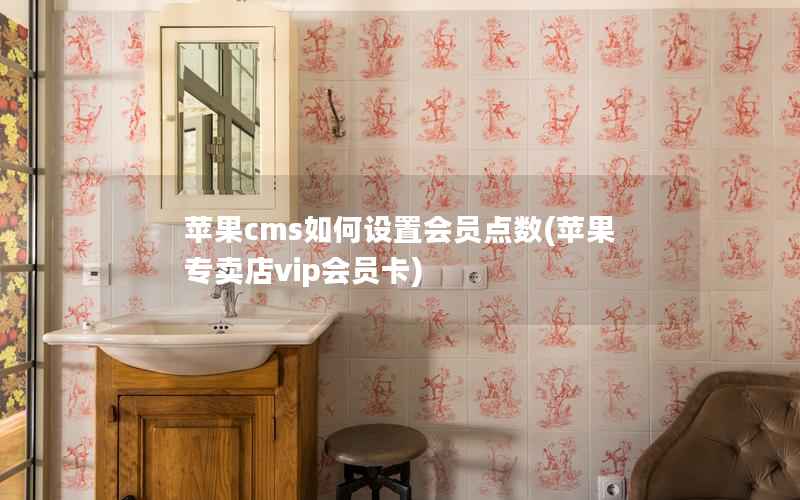 苹果cms如何设置会员点数，苹果专卖店vip会员卡